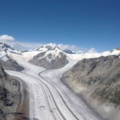 Verortung via Georeferenzierung der Kamera: Aufgenommen in der Nähe von Raron, Schweiz in 3068 Meter